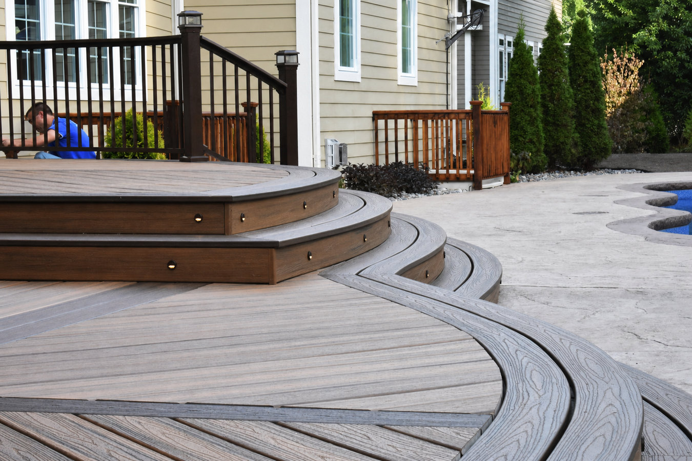 Composite deck installation in Texas City, TX