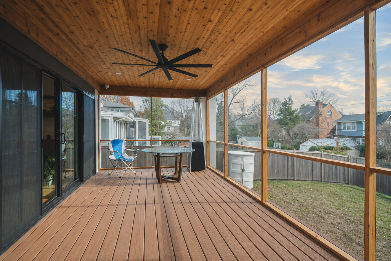 Screened-in porches and screened decks in Texas City, TX